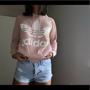 Adidas pink hoodie